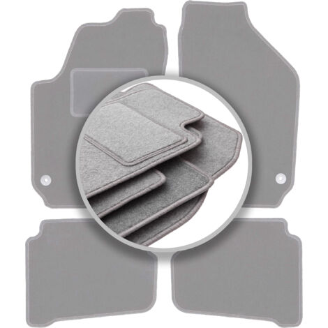 Tapis de voiture gris pour : Seat Ibiza III 6L à hayon (2002-2008)