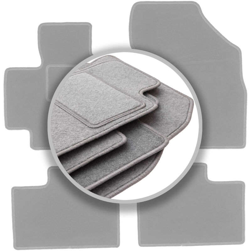 Tapis de voiture gris pour : Suzuki Ignis III à hayon (2015-)