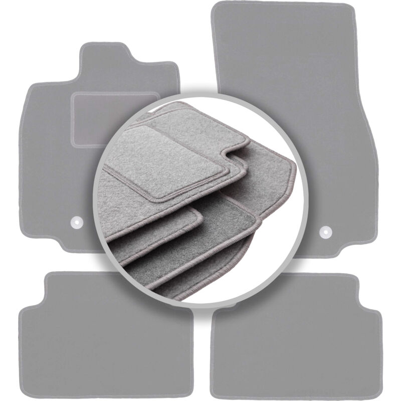 Tapis de voiture gris pour Toyota Prius II à hayon (2003-2010)