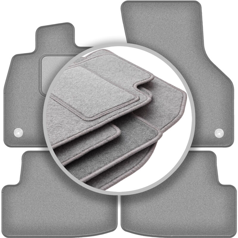 Tapis de voiture gris pour Volkswagen Golf VIII alltrack, berline, break, variante (2019-)
