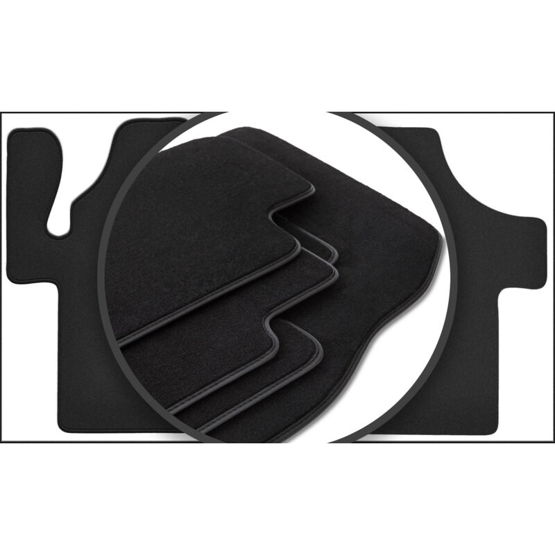 Tapis de voiture haut de gamme pour fourgon Mercedes Vito II W639 (2003-2014)