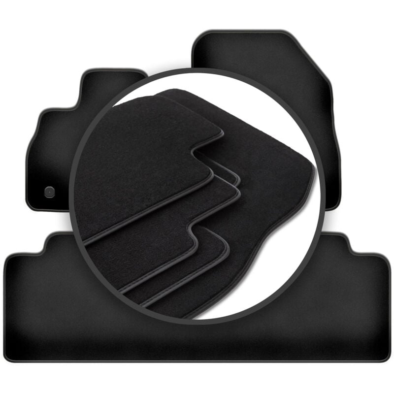 Tapis de voiture haut de gamme pour : Renault Espace V monospace (2015-)