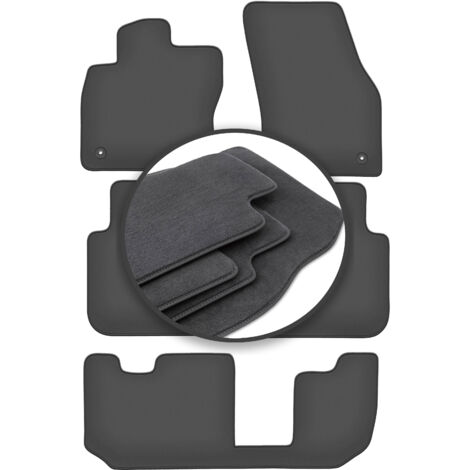 Tapis de voiture haut de gamme pour Volkswagen Tiguan Allspace 7 places (2017-)
