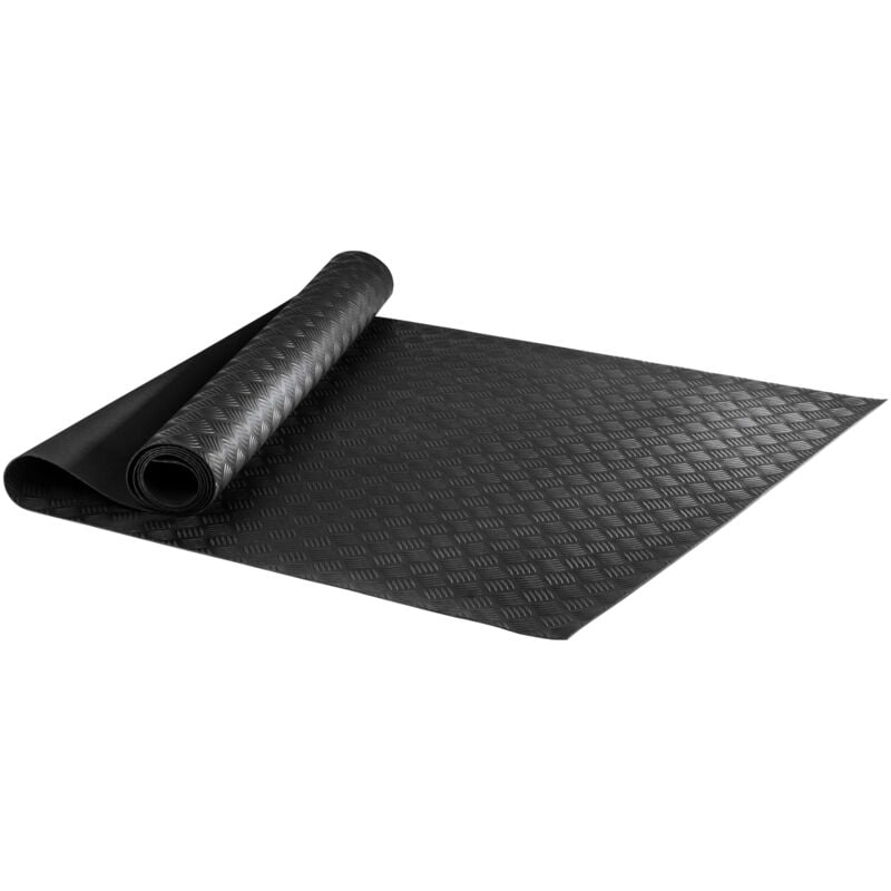 Walser - Tapis de voiture Odin ondulé 100x100 cm universel noir