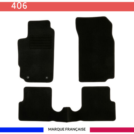 Tapis de voiture - Sur Mesure pour 406 / 406 SW (1995 - 2004) - 3 pièces - Tapis de sol antidérapant pour automobile