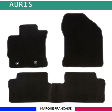 Tapis de voiture - Sur Mesure pour AURIS (2012 - 2018) - 3 pièces - Tapis de sol antidérapant pour automobile