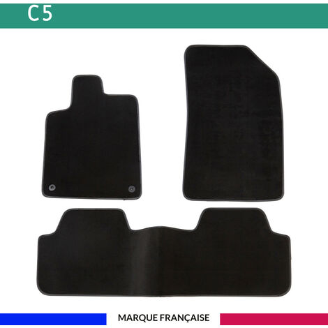 Tapis de voiture - Sur Mesure pour C5 (2001 - 2008) - 3 pièces - Tapis de sol antidérapant pour automobile