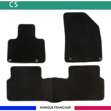 Tapis de voiture - Sur Mesure pour C5  (2008 - 2014) - 3 pièces - Tapis de sol antidérapant pour automobile