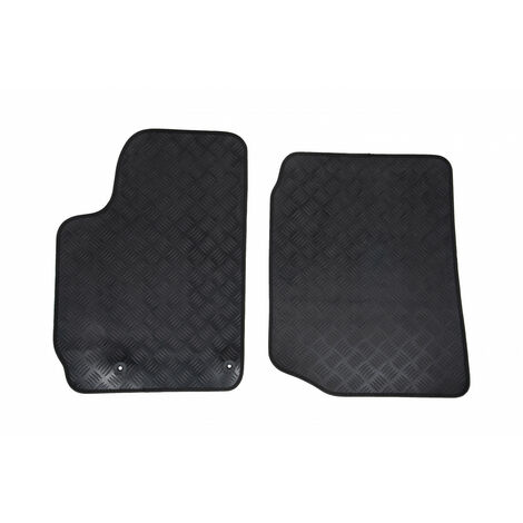Tapis de voiture sur mesure pour CITROEN Berlingo First / PEUGEOT Partner Origin – 2 pièces – Antidérapant – 100% caoutchouc – Système AUTOGRIP