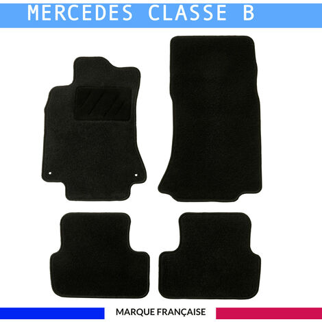 Tapis de voiture - Sur Mesure pour CLASSE B (2011 - 2018) - 4 pièces - Tapis de sol antidérapant pour automobile
