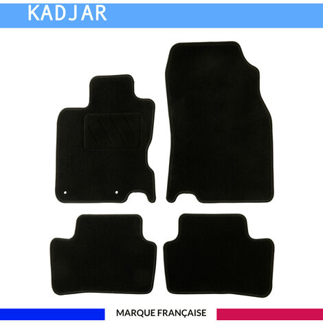 Tapis de voiture - Sur Mesure pour KADJAR (dès 2015) - 4 pièces - Tapis de sol antidérapant pour automobile