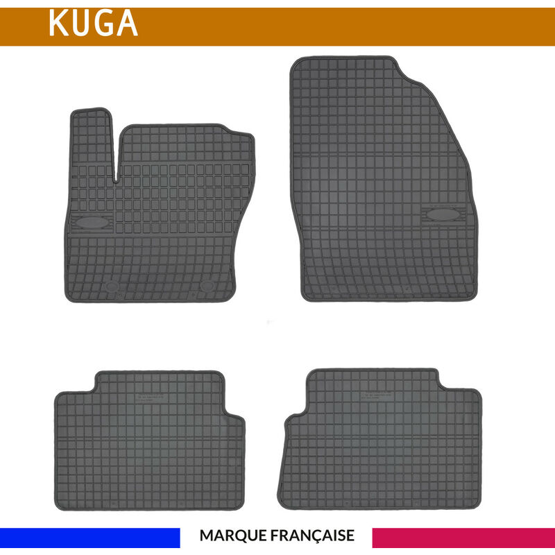 Autosweet - Tapis de voiture - Sur Mesure pour kuga (2008 - 2011) - 4 pièces - Tapis de sol antidérapant pour automobile - Souple