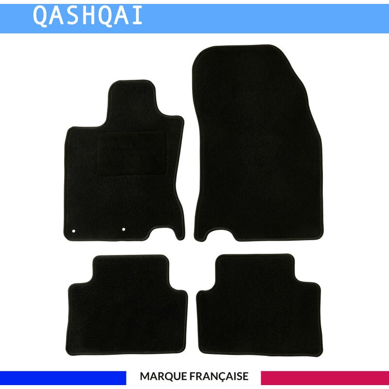 Tapis de voiture - Sur Mesure pour qashqaï (2013 - 2021) - 4 pièces - Tapis de sol antidérapant pour automobile