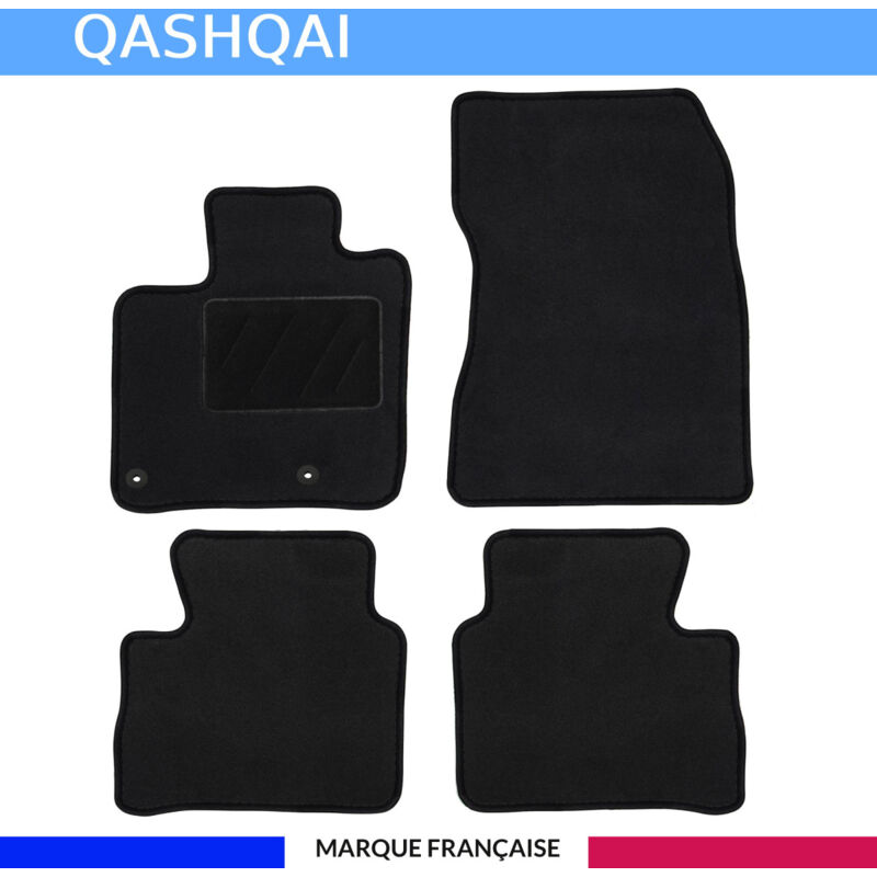 Tapis de voiture - Sur Mesure pour qashqai (dès 06/2021) - 4 pièces - Tapis de sol antidérapant pour automobile