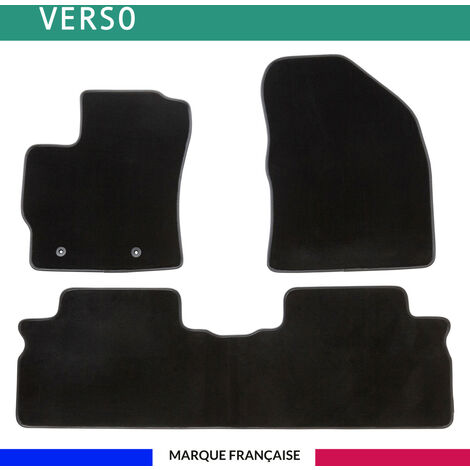 Tapis de voiture - Sur Mesure pour VERSO (2009 - 2011) - 3 pièces - Tapis de sol antidérapant pour automobile