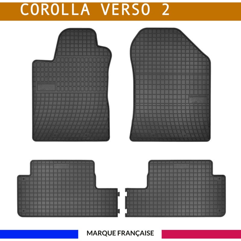 Tapis de voiture - Sur Mesure pour verso (2009 - 2011) - 4 pièces - Tapis de sol antidérapant pour automobile - Souple