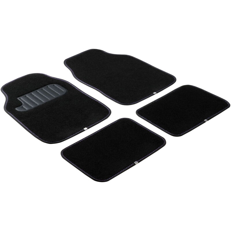 Tapis de voiture The Color noir / violet