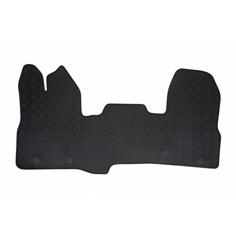 Tapis de voiture utilitaire sur mesure pour Ford Transit Custom – Tapis de sol antidérapant 100% caoutchouc – Souple et durable – 1 pièce