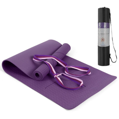Tapis de yoga en TPE de 6 mm (1/4 pouce)