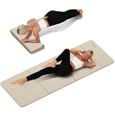 Tapis De Yoga Pliable - 70 X 24 X 0,81 Cm - Matière POE Écologique - Antidérapant - Pour Studio Ou Maison - 1 Pièce