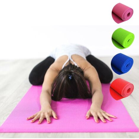 Tapis de Yoga Antidérapant avec Lignes de Position et Guide d'Exercices  Asamat InnovaGoods