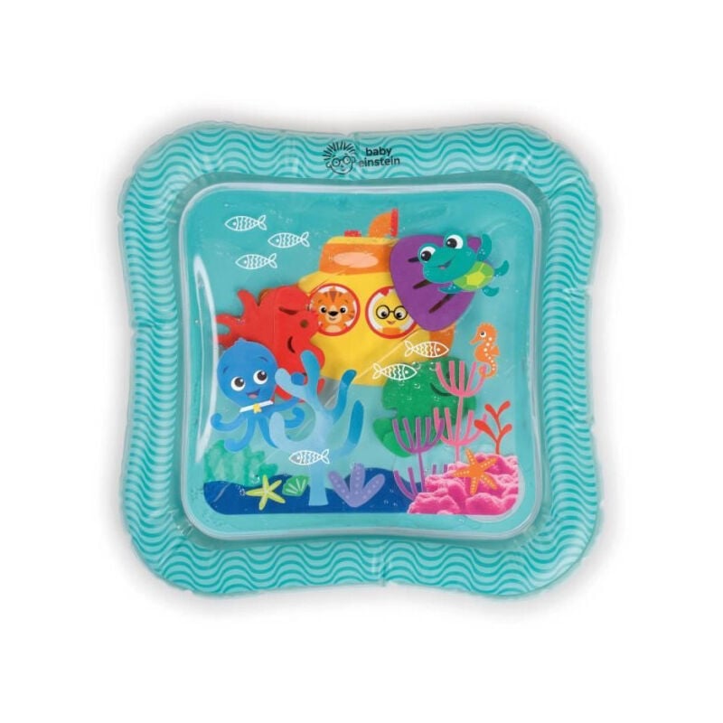 Tapis d'eau Baby Einstein Ocean Explorers Sensory Splash Water Mat - Jeux a plat ventre ou assis - 0 a 36 mois