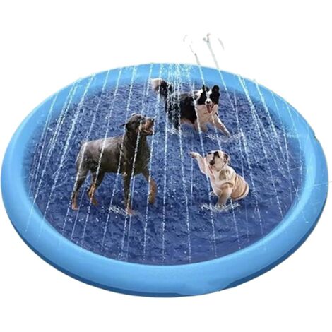 Tapis d'Éclaboussures pour Chiens - Tapis de Jeu pour Piscine - Jouet