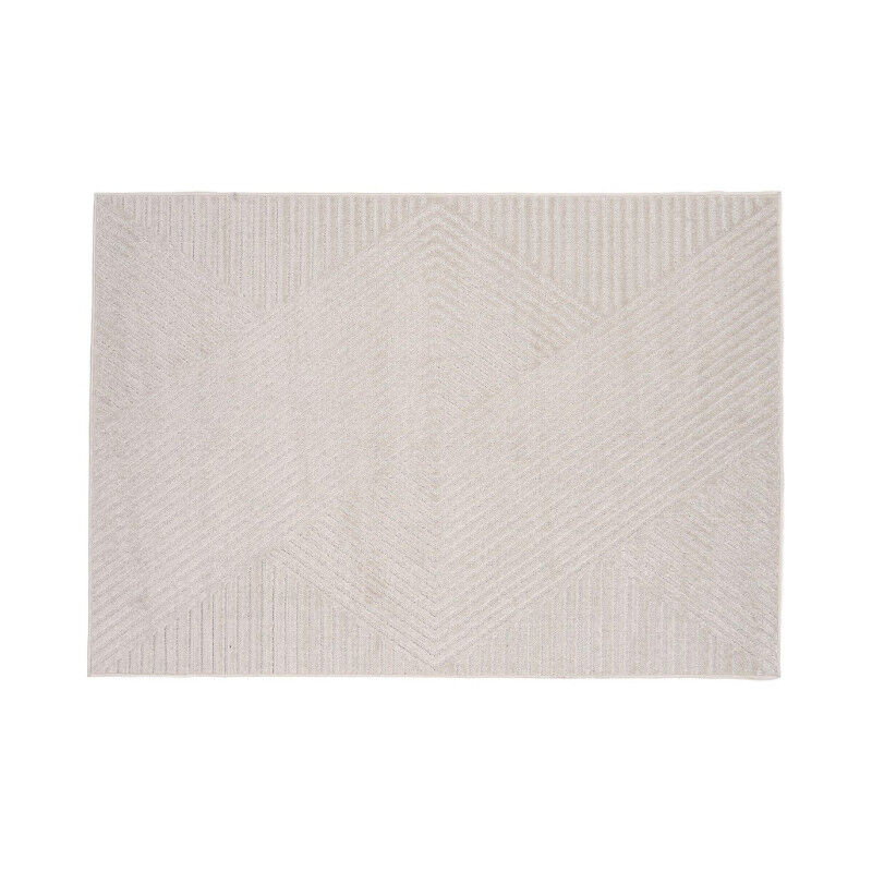 Paris Prix - Tapis Déco 'Aron Solar' 240x340cm Naturel