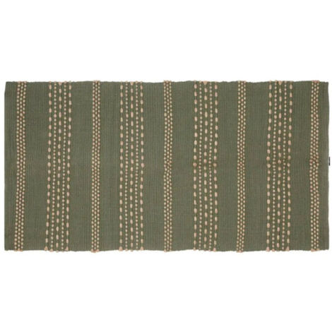 Tapis Déco "Bota" 70x140cm Vert Kaki