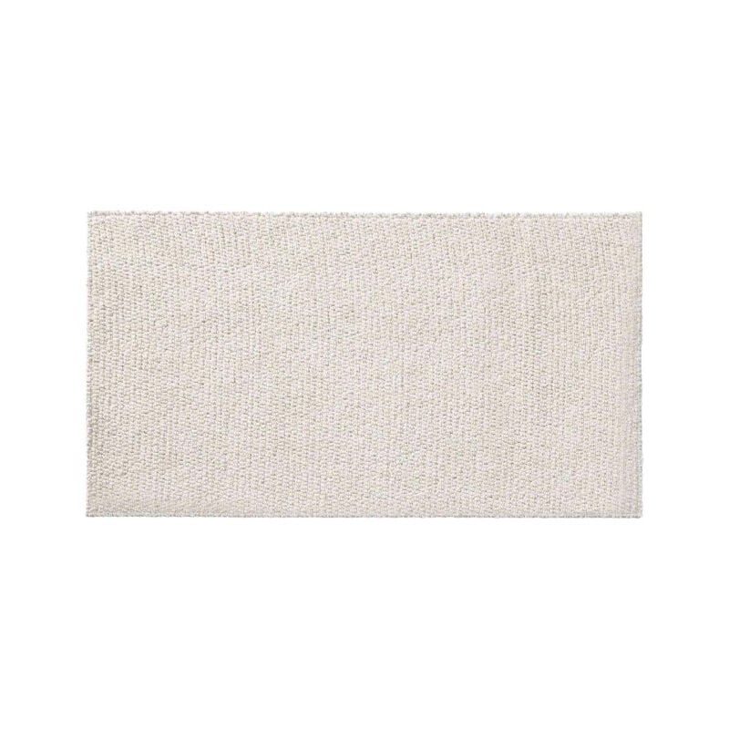 Paris Prix - Tapis Déco Bouclette 'Lisaia' 60x110cm Naturel