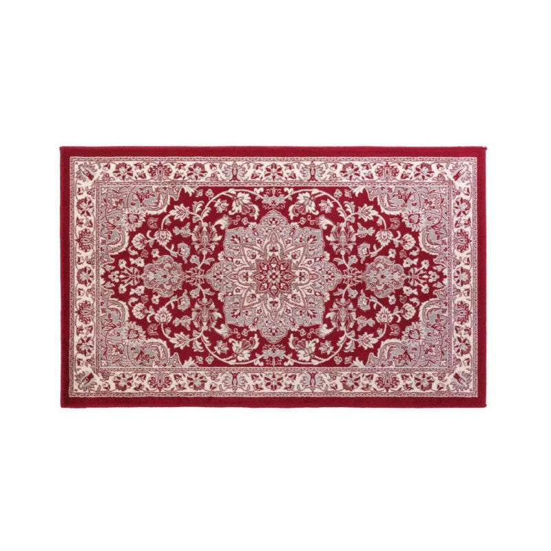Paris Prix - Tapis Déco 'Cherine' 68x110cm Rouge