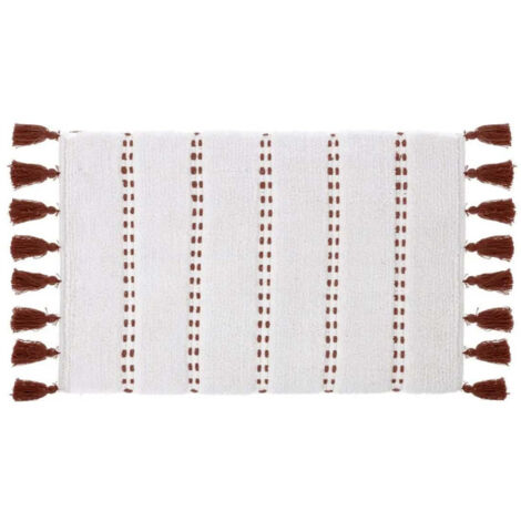 Tapis Déco de Salle de Bains Solar 50x75cm Terracotta