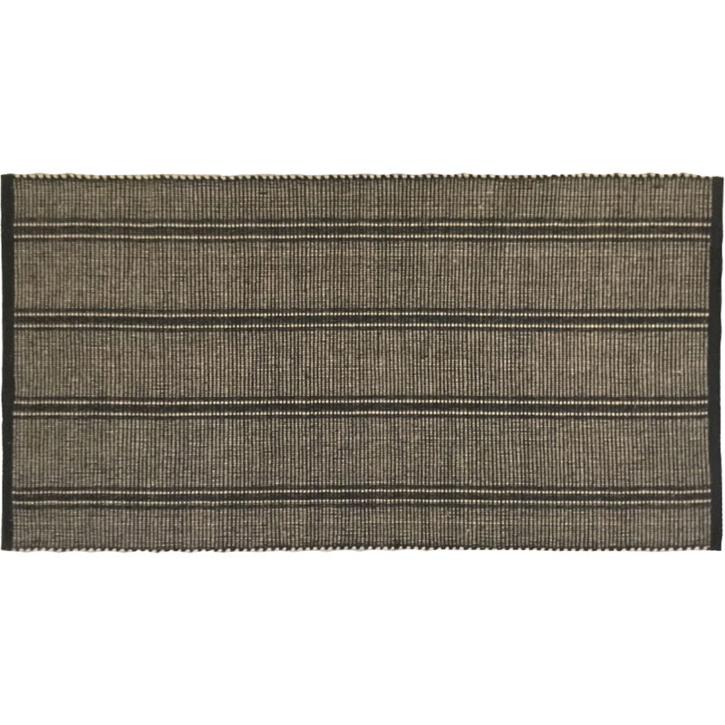 Tapis déco à rayures en coton 60x120cm