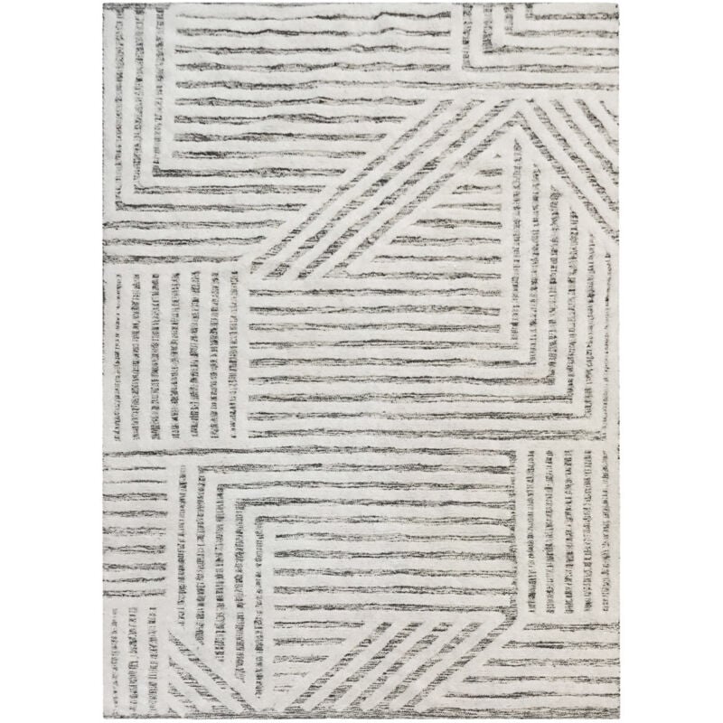 Future Home - Tapis déco géométrique en coton 140x200cm