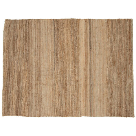 Tapis Déco en Jute "Hannes" 162x230cm Naturel