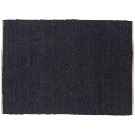 Tapis Déco en Jute "Kali" 170x240cm Noir