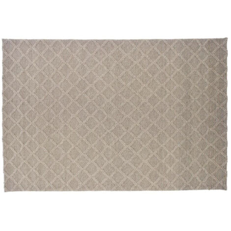 Tapis Déco en Laine "Cloudy" 160x230cm Beige