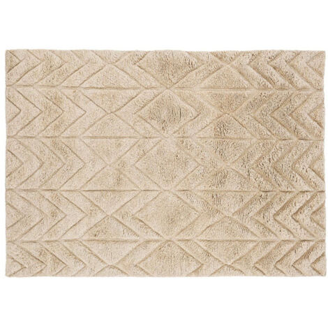 Tapis Déco en Laine "Zoe" 160x230cm Beige