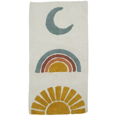 Tapis déco enfant en coton tufté 60x120cm