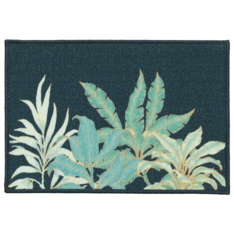 Tapis Déco Imprimé "Vayana" 40x60cm Vert