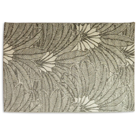 Tapis déco intérieur et extérieur palmiers 120x170cm