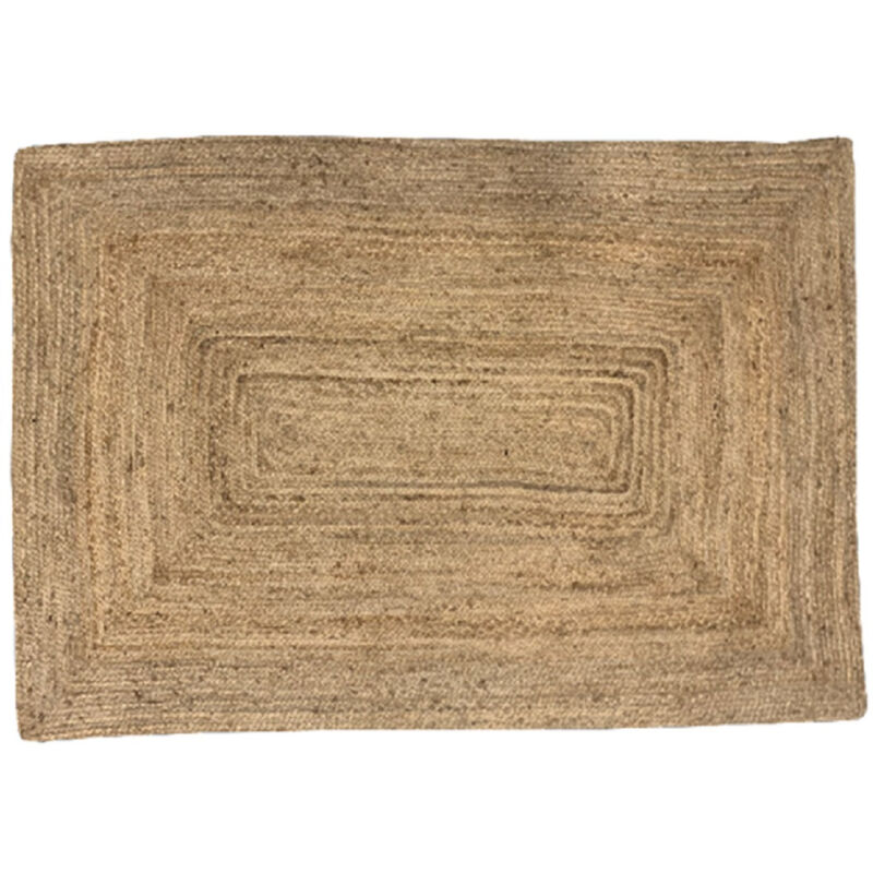 Future Home - Tapis déco rectangle en jute 120x180cm