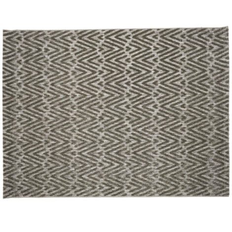 Tapis Déco Relief "Black Forest" 150x200cm Noir