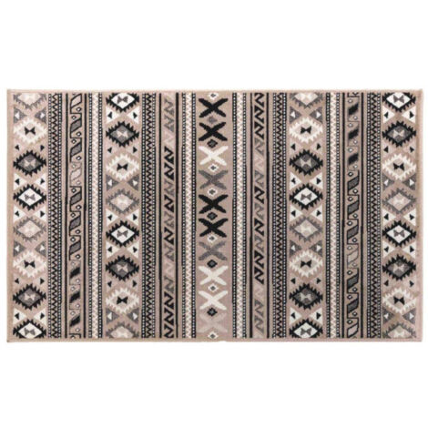 Tapis Déco "Sakari" 68x110cm Taupe