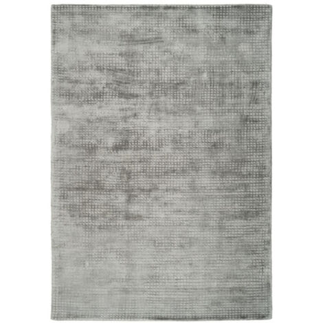 Tapis Déco Tissé à la Main "Bridget" Argent 200 x 290 cm