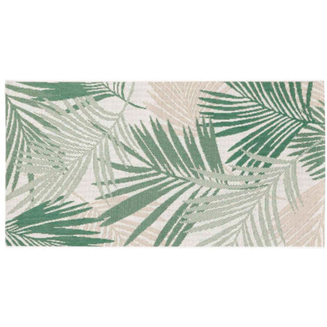 Tapis Déco Tissé "Joao" 80x150cm Vert