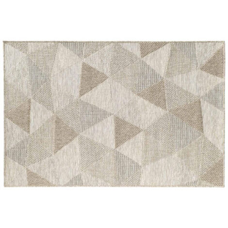 Tapis Déco Tissé "Odilon" 120x170cm Beige