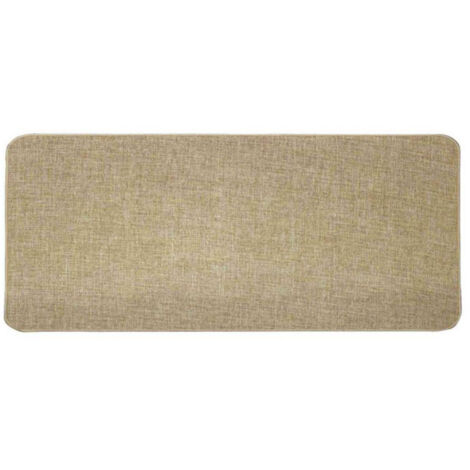 Tapis Déco Tissé Uni "Manea" 45x120cm Beige