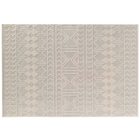 Tapis Déco Tissé "Valam" 160x230cm Naturel
