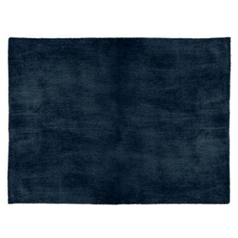 Tapis Déco Uni "Joanne" 120x170cm Bleu Encre